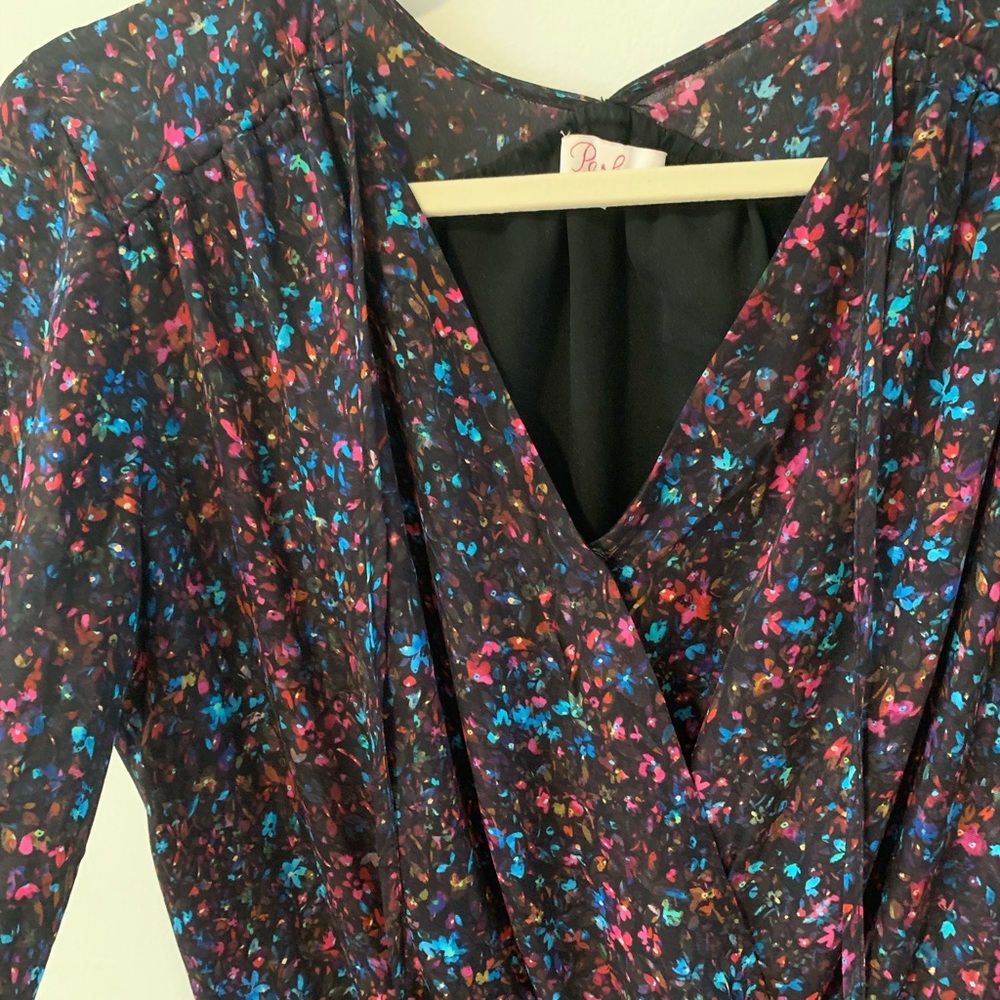 Parker silk blend mini with shirred waist ❤️ XS